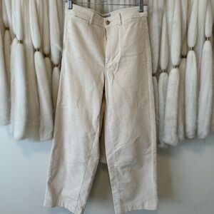 Everlane The Corduroy Wide-Leg Pant, Canvas, Sz 4